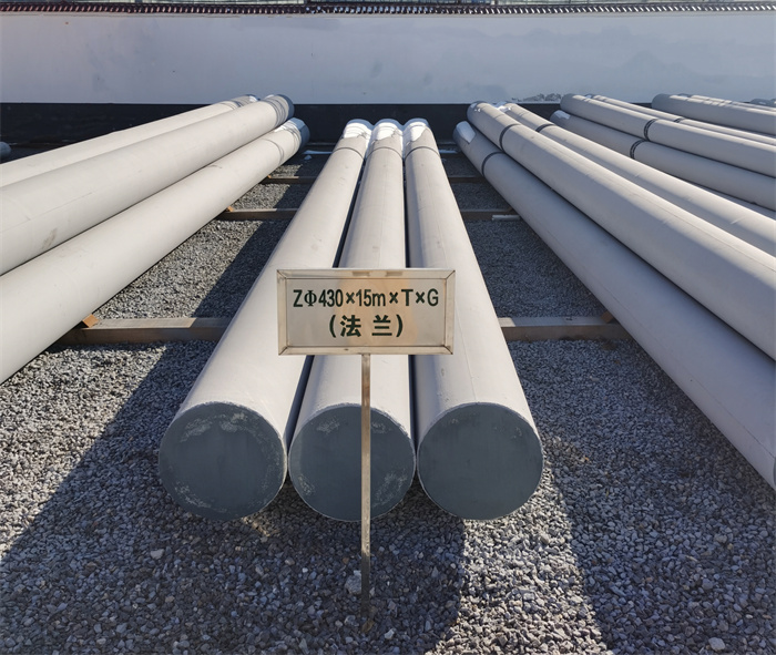 凭祥430×15米×T×G砼电力电杆